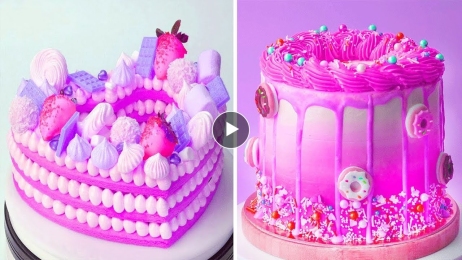 Easy & Quick Colorful Cake Decorating Tutorials | So Tasty Cake Decorating Recipes | So Easy Cakes
