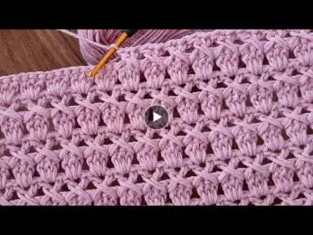 SUPER EASY Crochet Pattern for Beginners! Waistcoat AMAZING Crochet Stitch for Blankets and Blankets