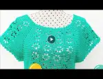 Incredible! This crochet blouse is made in a moment I'll explain it to you with a pattern