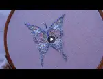 Fairy Butterfly Embroidery Stitches for beginners