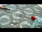 Very new crochet design. dress, tablecloth ,tunic, bag ,shawl pattern(close-up - detailed narration)