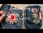 Embroidering My Fjallraven Kanken (a tutorial)
