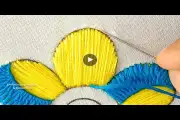 Ultra Modern Basic Flower Embroidery You Will Love It /Big Flower pattern-385 Hand Embroidery