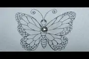 Eye-catching Hand Embroidery Design Of A Butterfly 