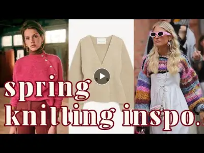 Spring Knitting Inspiration 2024 - Patterns for my Spring Outfit Inspiration Pinterest Board